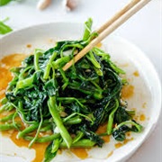 Water Spinach Stir Fried With Garlic