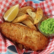Cod Fish and Chips (Wales)