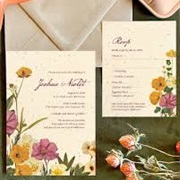 Textured Stationery for Weddings