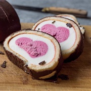 Heart Roll Cake