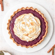 Purple Sweet Potato Meringue Tart