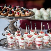 Selection of Bite-Sized Desserts