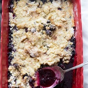 Apple, Blueberry, and Sesame Bake
