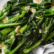 Stir-Fried Gai Lan With Garlic