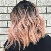 Pops of Pink in Hair