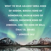 King Birsha of Gomorrah