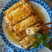 Fried Rice Rolls With Soy Skin