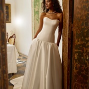 Drop Waist Wedding Dress