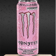 Monster Energy Ultra Strawberry Dreams - 473Ml - Canada