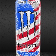 Monster Energy Ultra Red White & Blue Razz - 473Ml