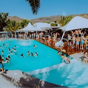 Farout Beach Club, Ios, Greece