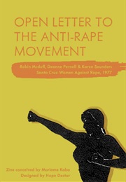 Letter to the Anti-Rape Movement (Project Nia)