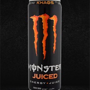 Black Monster Energy Khaos - 355Ml - Asia