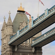 Tower Bridge Walkway, London, UK