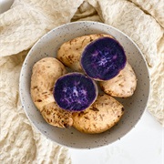 Boiled Purple Sweet Potato