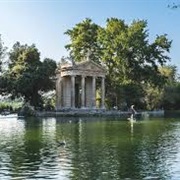 Temple of Aesculapius, Villa Borghese