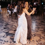 Mother-Daughter Dance at Wedding
