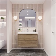 Floating Vanity in Bathroom