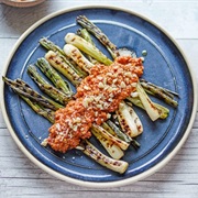 Charred Spring Onions