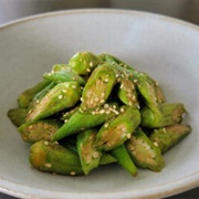 Sweet Soy Sesame Okra