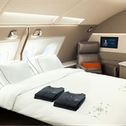 First Class "Room" on Airplane