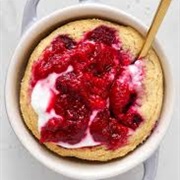 Raspberry Mug Cake
