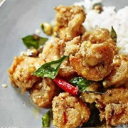 Salted Egg Yolk Prawns