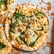 Cheese Whole Wheat Flatbread Pizza