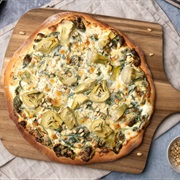 Spinach and Artichoke Pizza