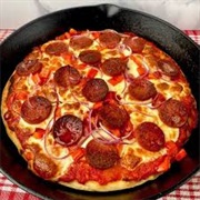 Pepperoni Chapati Pizza