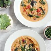 White Bean and Kale Soup With Fire-Roasted Tomatoes