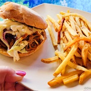 Honey Barbecued Pork Sandwich