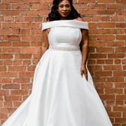Mikado Fabric Wedding Dress