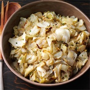 Roasted Cabbage With Onions