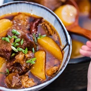 Braised Brisket With Radishes