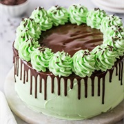 Chocolate Cake With Mint Ganache