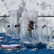 Modern Ice Sculptures at Wedding