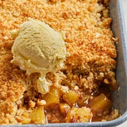 Spiced Pineapple Crumble