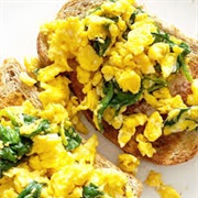 Multigrain Sourdough Bread With Scrambled Eggs and Kewpie Mayonnaise