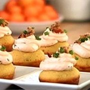 Bacon Corn Muffins With Savory Cream Cheese