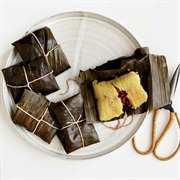 Pork and Mung Bean Tamales