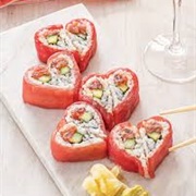 Heart-Shaped Sushi