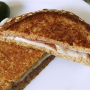 Salami and Mozzarella Sandwich