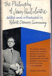 The Philosophy of Jean-Paul Sartre (Robert D. Cumming)
