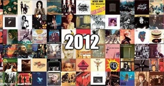 Albums From 2012 That Steve Has Listened To