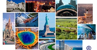 US Places B Has Not Visited but Would Like to Visit