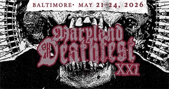 Maryland Deathfest 2026 Lineup