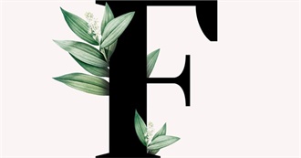 Books Beginning With the Letter &quot;F&quot;