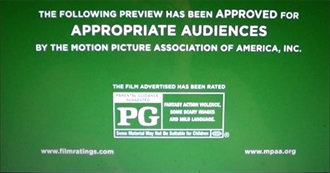 Top Grossing &quot;PG&quot; Rated Films (Domestic), Revised April 2017