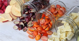 One Page of Freeze-Dried Foods